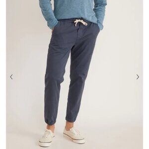 Anko Pants Men M Navy Slim Stretch Chino Joggers Cotton Blend